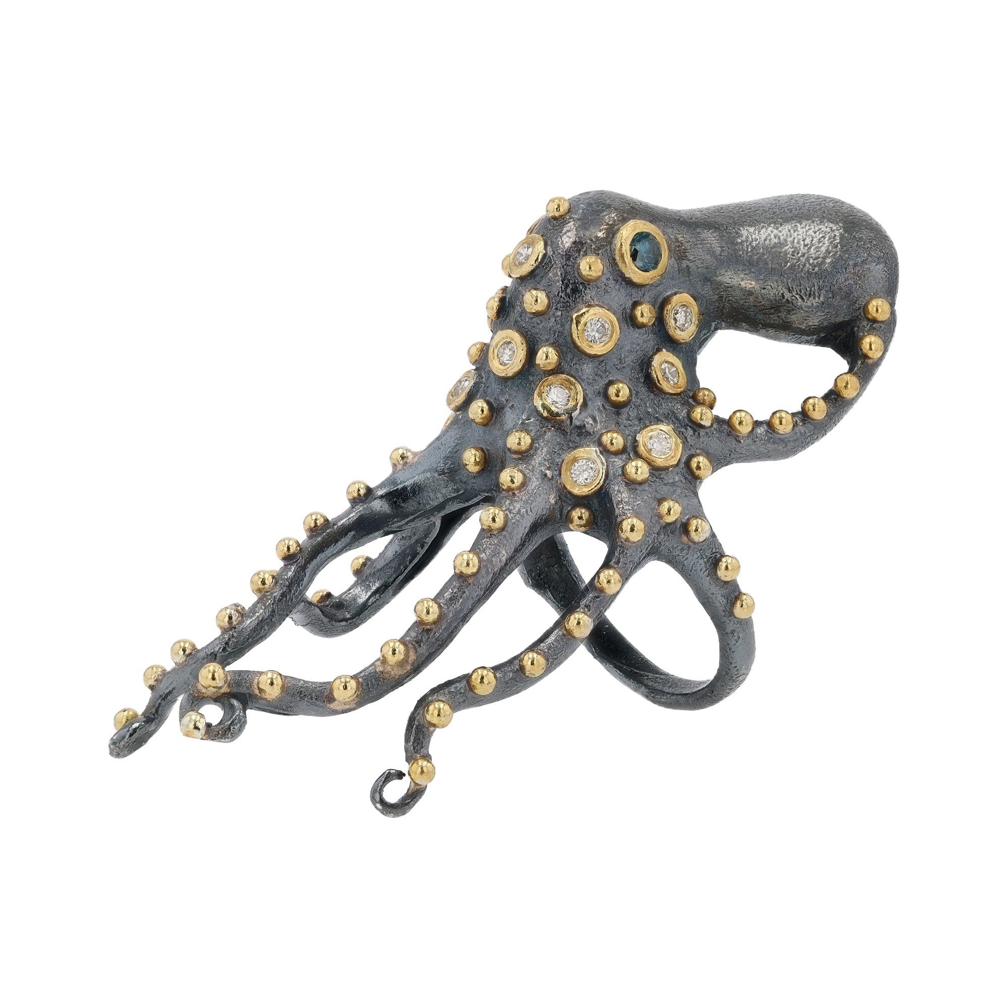 Modern Octopus Ring