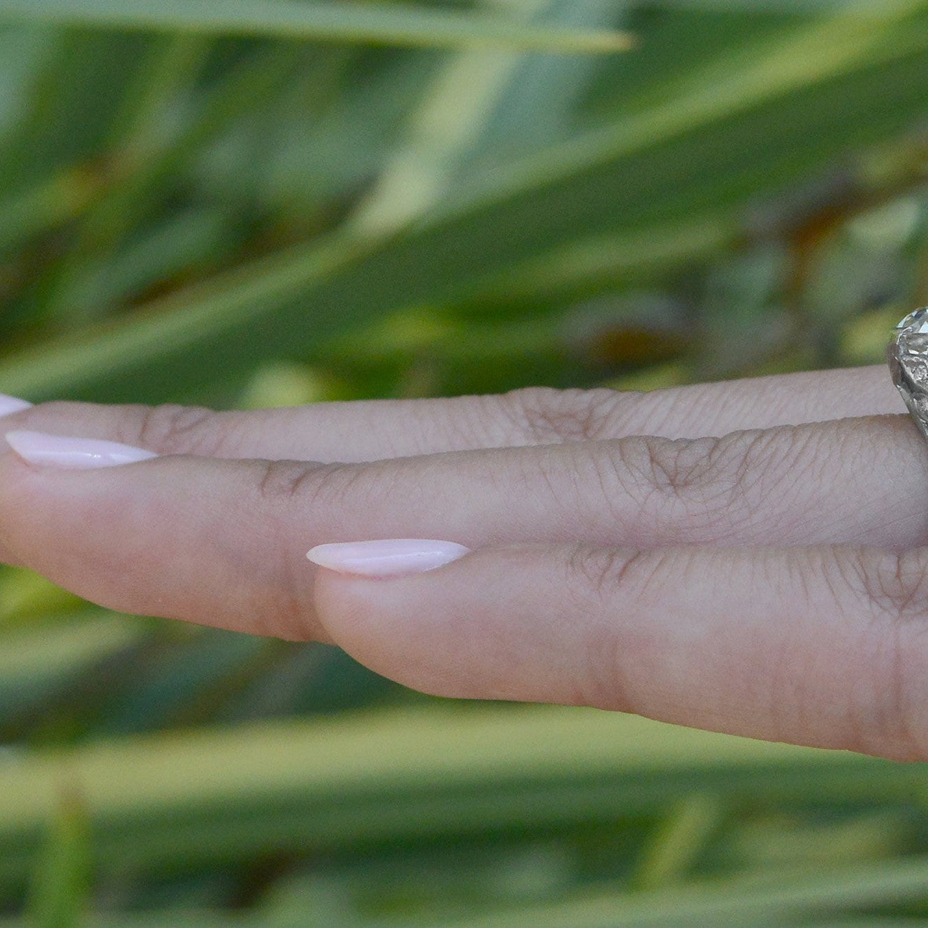 Art Deco 3.33 Carat Diamond Engagement Ring