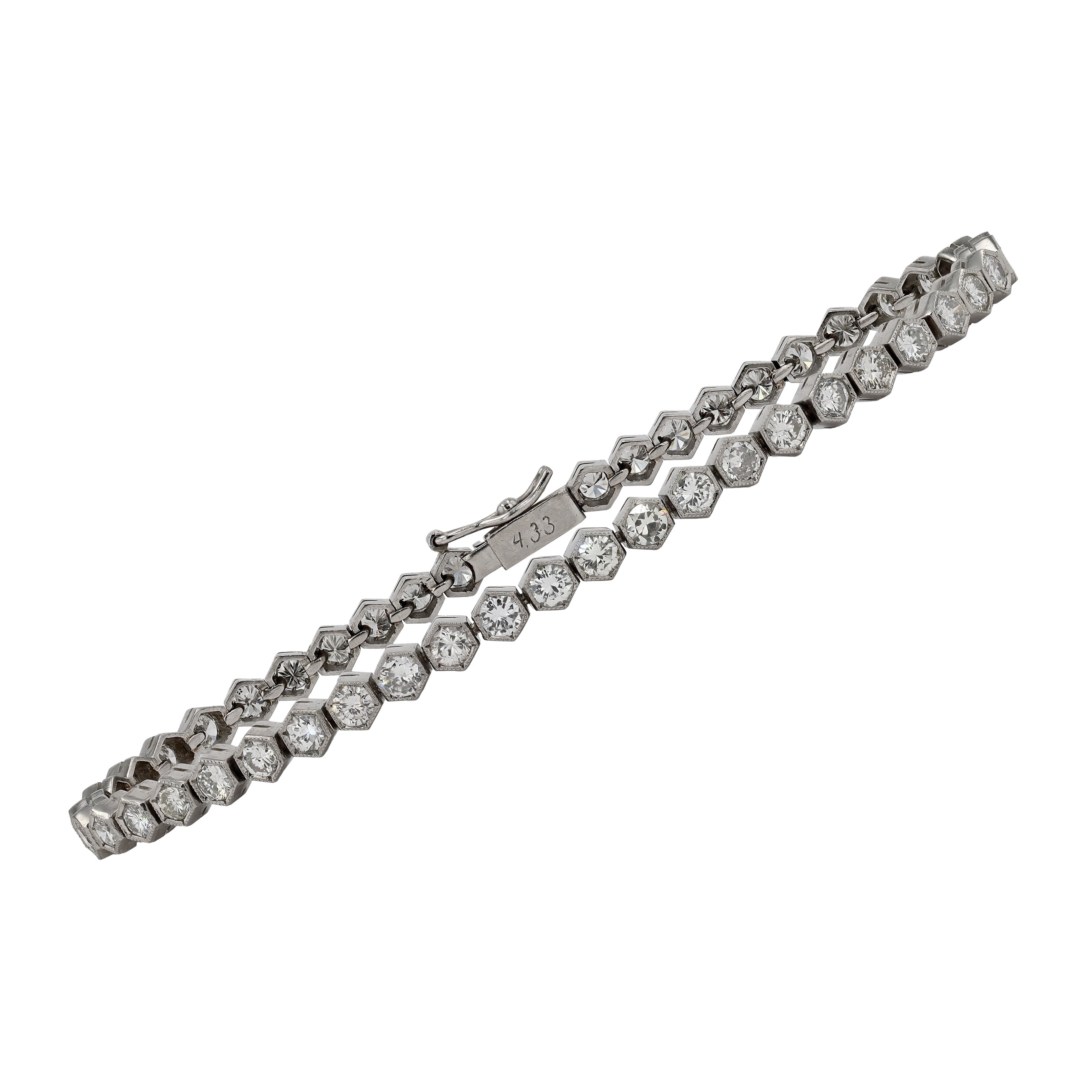 4 Carat Diamond Tennis Bracelet