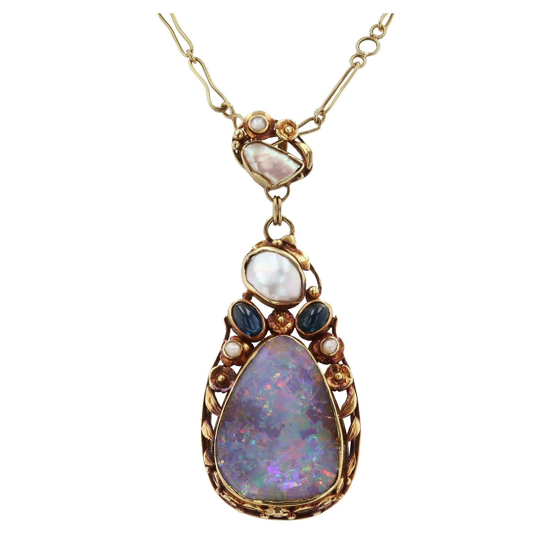 Antique Opal Necklace