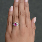 GIA Certified 2 Carat No Heat Burma Ruby Art Deco Ring