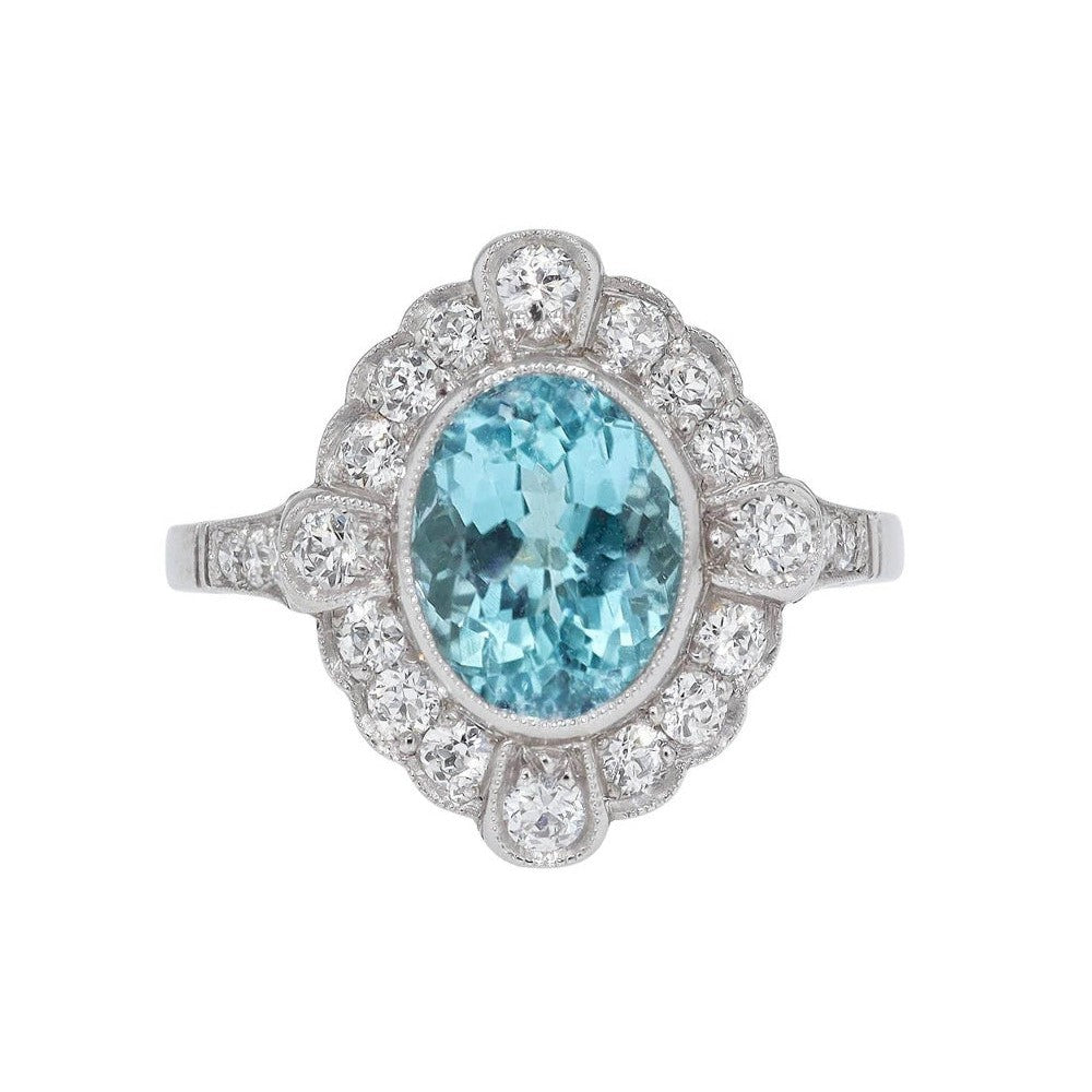 GIA Paraiba Tourmaline Ring