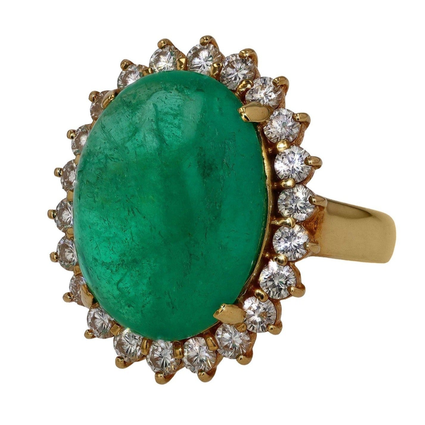 GIA Emerald Cocktail Ring