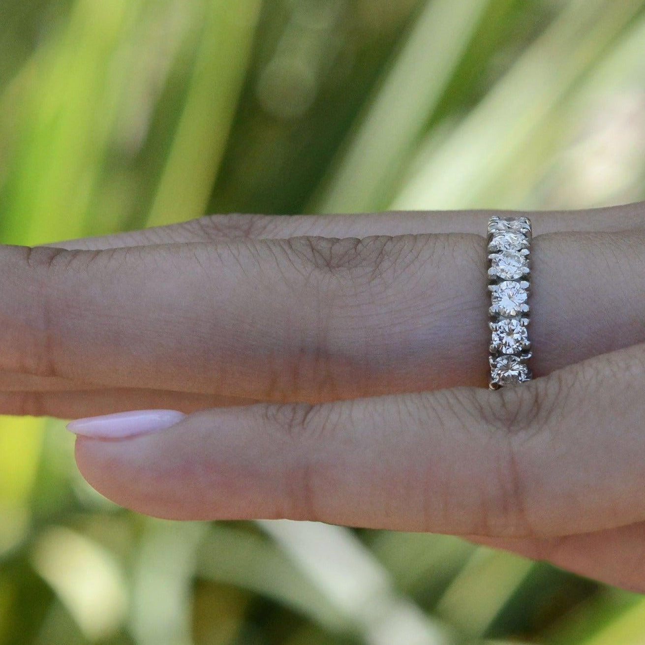 Mid Century 3.60 Carat Diamond Eternity Wedding Band