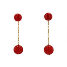 Antique Coral Earrings