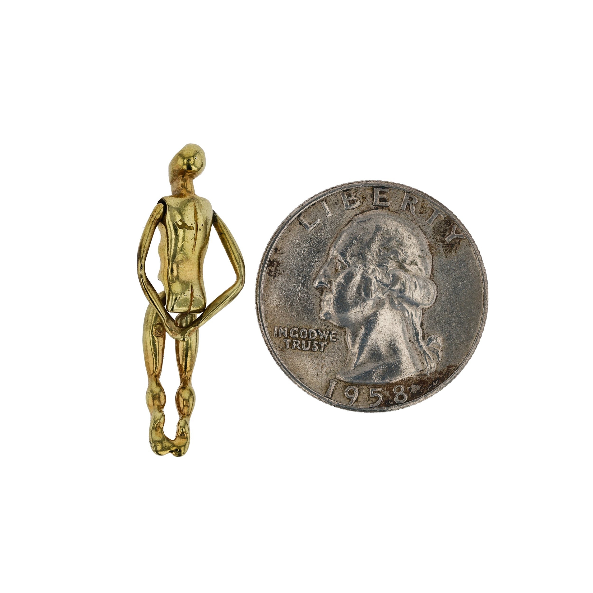 Vintage 16k Statuette Figurine Charm