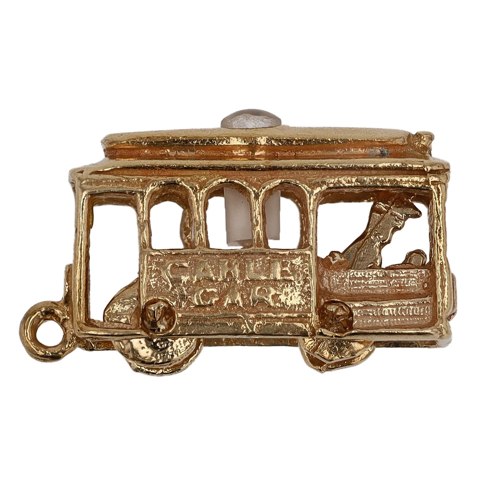 Vintage San Fransisco Cable Car Charm Pendant