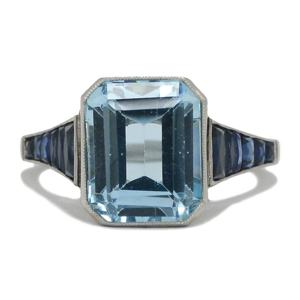 Aquamarine Engagement Ring