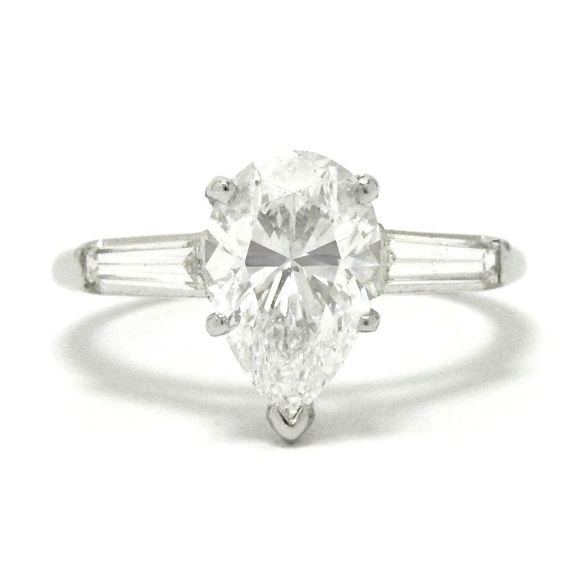 2 Carat Pear Diamond